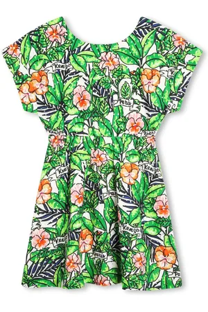 Kenzo Kleid mit Blumen-Print