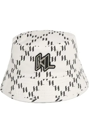 Karl Lagerfeld Wendbarer Fischerhut mit Logo-Applikation