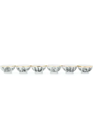 FORNASETTI Set mit sechs Schälchen