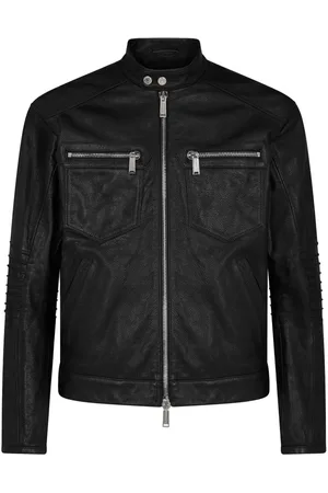 Dsquared2 Lederjacke mit Reißverschluss