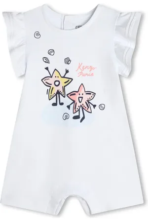 Kenzo Strampler mit grafischem Print