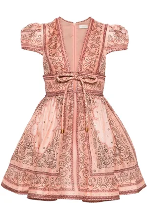 ZIMMERMANN Matchmaker Minikleid mit Bandana-Print