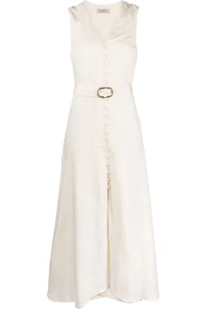 Twin-Set Maxikleid mit V-Ausschnitt