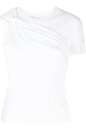 BLUMARINE Drapiertes T-Shirt