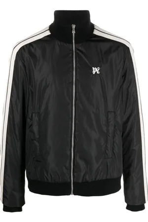 Palm Angels Gefütterte Bomberjacke mit Monogramm-Stickerei