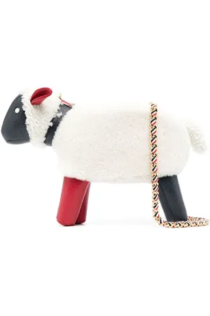 Thom Browne Schultertasche aus Shearling