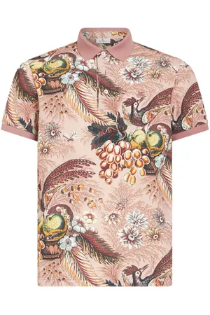 Etro Poloshirt mit Blumen-Print