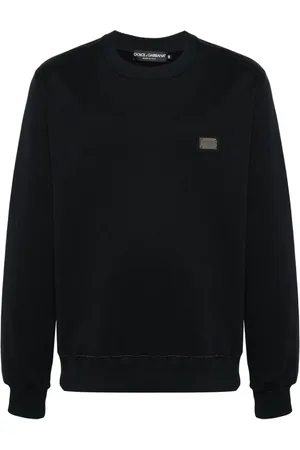 Dolce & Gabbana Jersey-Sweatshirt mit Logo-Schild