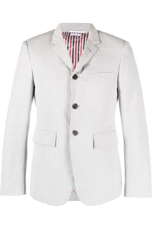 Thom Browne Gestreiftes Seersucker-Sakko
