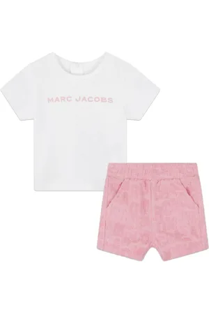 Marc Jacobs Short-Set mit Logo-Print