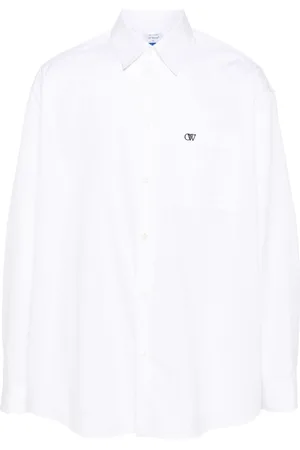 OFF-WHITE Hemd mit Logo-Stickerei