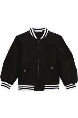 Dolce & Gabbana Gestreifte Bomberjacke mit Pailletten
