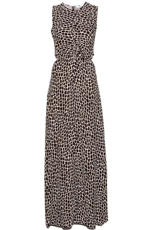 Msgm Kleid mit Giraffen-Print