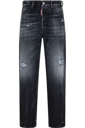 Dsquared2 Gerade Jeans in Distressed-Optik