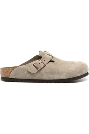 Birkenstock Boston Slipper aus Wildleder