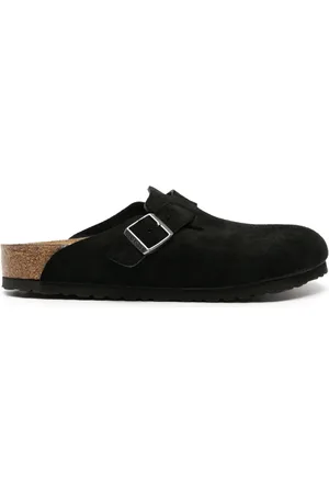 Birkenstock Boston Slipper aus Wildleder