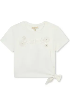 Michael Kors T-Shirt mit Logo-Stickerei