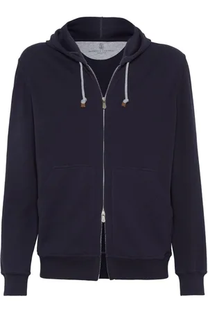 Brunello Cucinelli Hoodie mit Kordelzug
