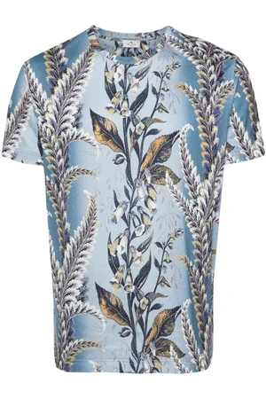 Etro T-Shirt mit botanischem Print