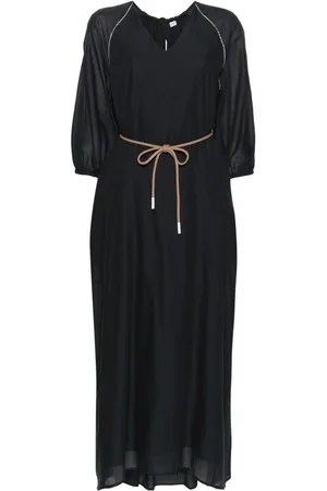 PESERICO SIGN Maxikleid mit Perlen