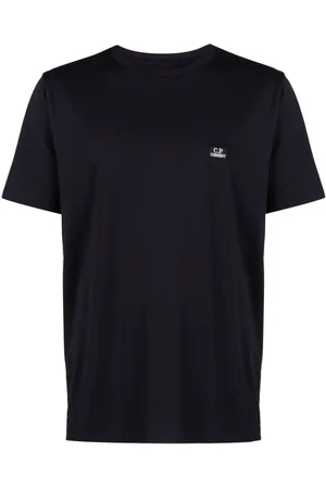 C.P. Company T-Shirt mit Logo-Patch