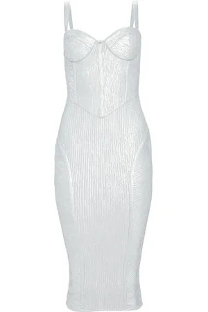 Retrofete Ärmelloses Zora Midikleid
