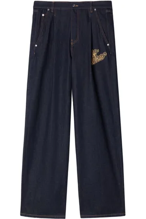 OFF-WHITE 90s Straight-Leg-Jeans mit Logo-Applikation