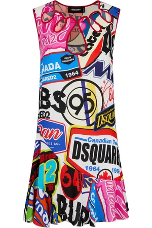 Dsquared2 Minikleid mit grafischem Print