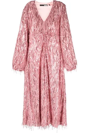 ROTATE Maxikleid mit Pailletten