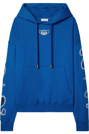 OFF-WHITE Hoodie mit Bandana-Stickerei