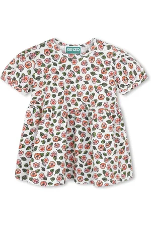Kenzo Ausgestelltes Kleid mit Blumenmotiv