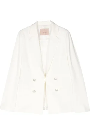 Twin-Set Blazer mit gravierten Logo-Knöpfen