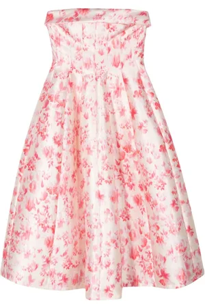 Serafini Midikleid mit Blumen-Print