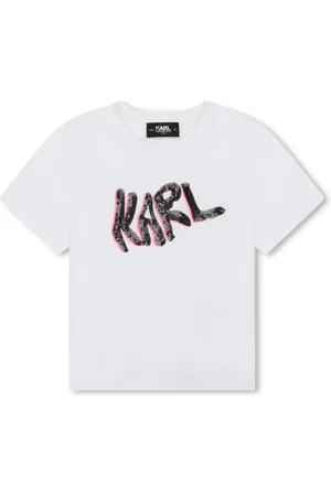 Karl Lagerfeld T-Shirt mit Logo-Verzierung