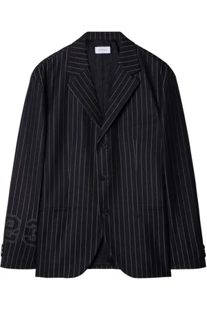 OFF-WHITE Nadelstreifen-Sakko mit 23-Print