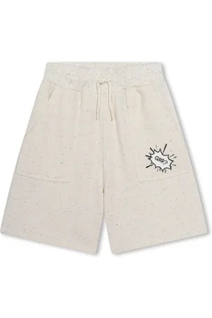 Kenzo Kordelzug-Joggingshorts mit Cartoon-Print
