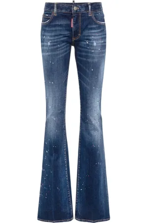 Dsquared2 Halbhohe Twiggy Schlagjeans