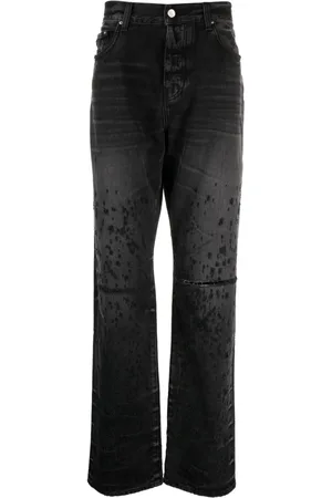 AMIRI Gerade Jeans im Distressed-Look