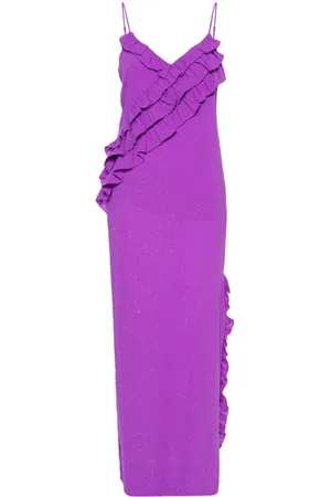 Twin-Set Maxikleid mit Rüschen