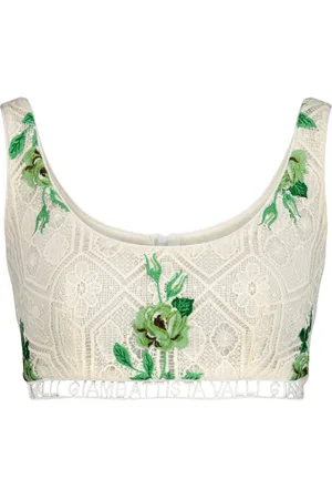 Giambattista Valli Pensées Sauvages Cropped-Top