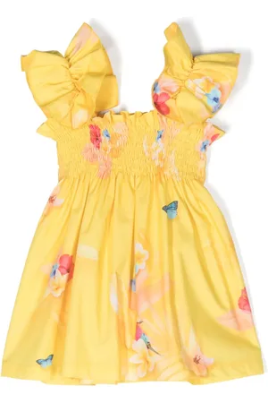 Lapin House Gerüschtes Kleid mit Blumen-Print