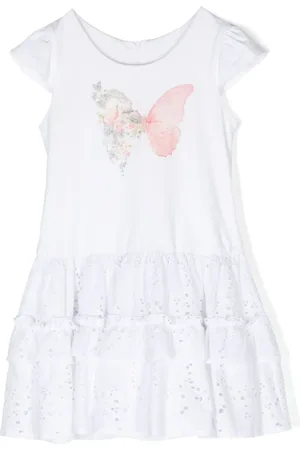 Lapin House Kleid mit Schmetterling-Print