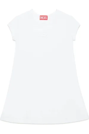 Diesel Kleid mit Logo-Stickerei