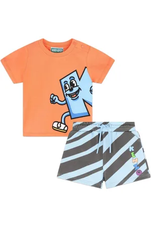 Kenzo Set mit Cartoon-Print