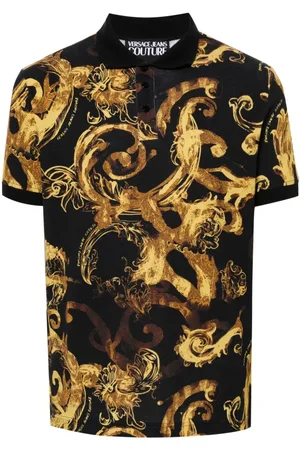 VERSACE Watercolour Couture Poloshirt