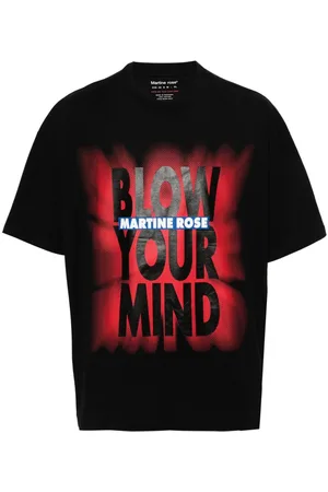 MARTINE ROSE T-Shirt mit Logo-Print