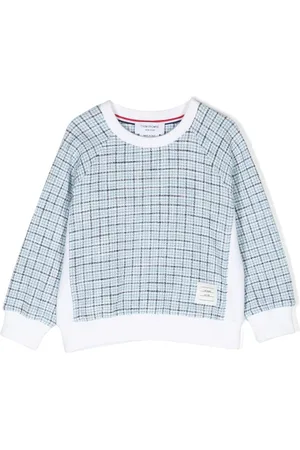 Thom Browne Kariertes Tweed-Sweatshirt