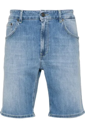 Dondup Jeans-Shorts mit Logo-Schild