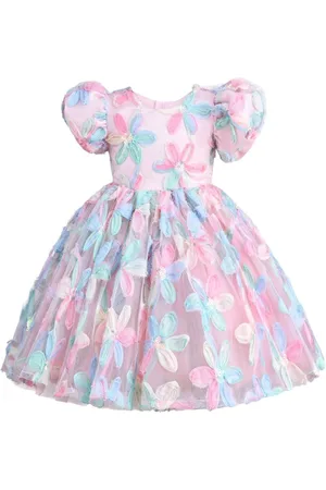 Mimi Tutu Kleid aus Tüll mit Blumenapplikation