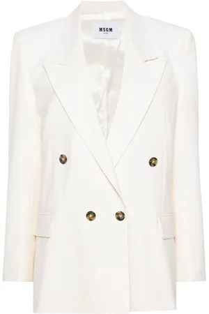 Msgm Doppelreihiger Blazer mit steigendem Revers